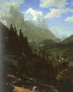 Bierstadt, Albert The Wetterhorn oil painting artist